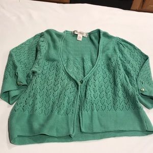 Decree short sleeve sweater top